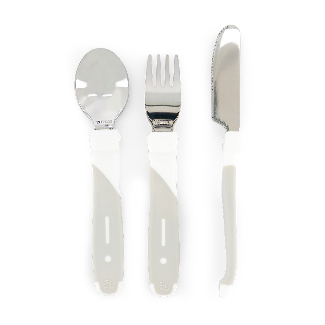 Stainless Steel Learn Cutlery +12m | MamasHero KSA