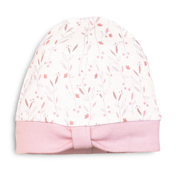 Baby Hat Flower Design White | MamasHero KSA