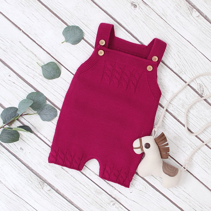 Knit Classic Baby Jumpsuit (5 Color Options) | MamasHero KSA