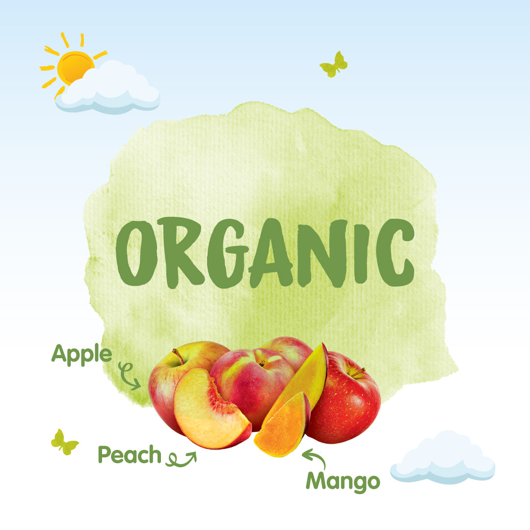 Humana Organic Puree Pouch - Peach & Mango & Apple