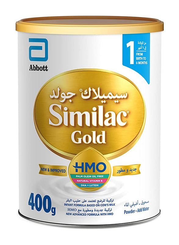 Similac Gold 1 Hmo Infant Formula Milk For 0-6 Months, 400G-1