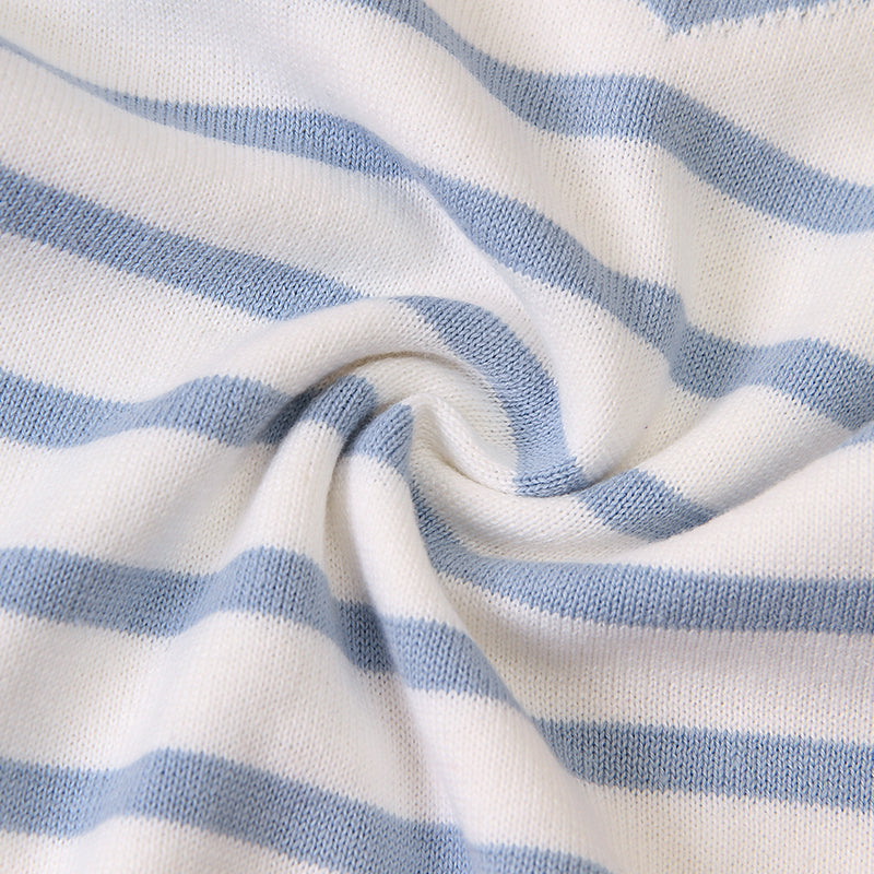 Blue & White Stripes Romper | MamasHero KSA