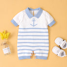 Blue & White Stripes Romper | MamasHero KSA