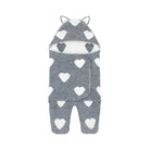 Knit Baby Sleeping Bag Heart Design | | MamasHero KSA