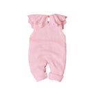 Sleeveless Knit Baby Romper with Cute Collar | MamasHero KSA