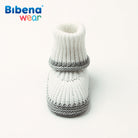 Knit Baby Shoes Two Tone Design | MamasHero KSA