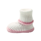 Knit Baby Shoes Two Tone Design | MamasHero KSA