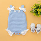 Knit Baby Bodysuit Blue Ribbon Design | MamasHero KSA