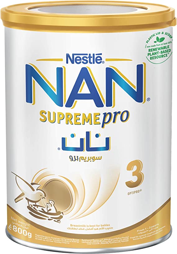 Nestle NAN Supreme Pro 3 Growing Up Formula From 1-3 Years 800g 