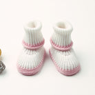 Knit Baby Shoes Two Tone Design | MamasHero KSA