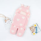 Knit Baby Sleeping Bag Heart Design | | MamasHero KSA