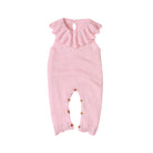 Sleeveless Knit Baby Romper with Cute Collar | MamasHero KSA