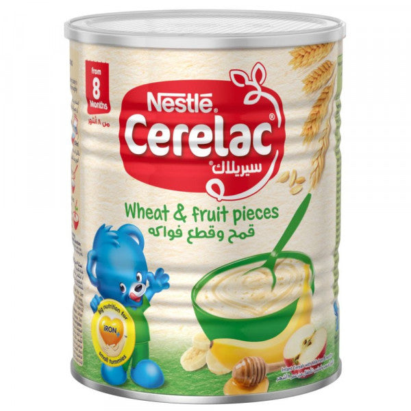 Nestle Cerelac - Baby Cereals Wheat & Fruit Pieces 400g | MamasHero KSA