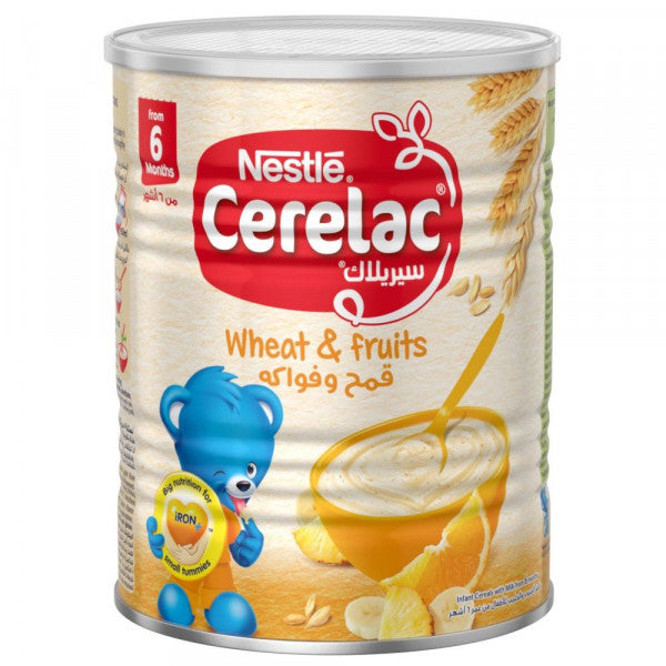 Nestle Cerelac Infant Cereal With Iron+ Wheat & Fruits 400g - Baby Food | Cereals